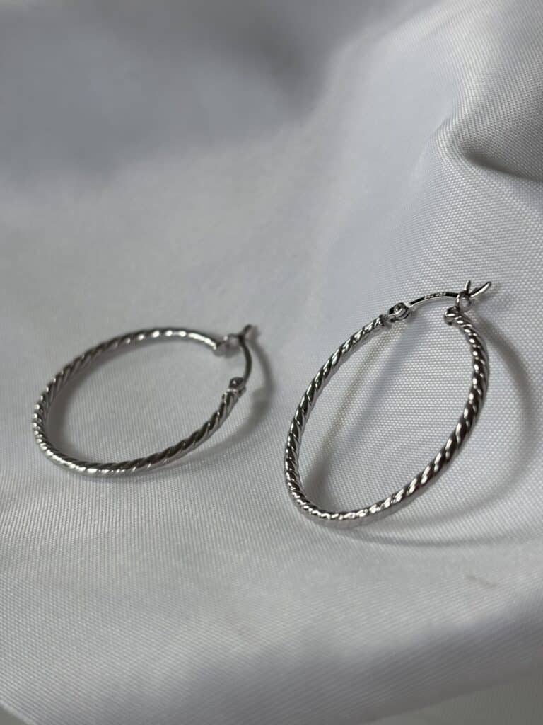 boucles d'oreilles créoles argent 925