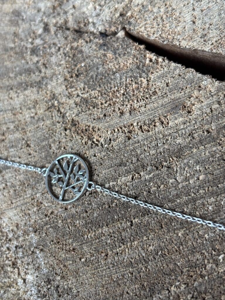 bracelet argent acier