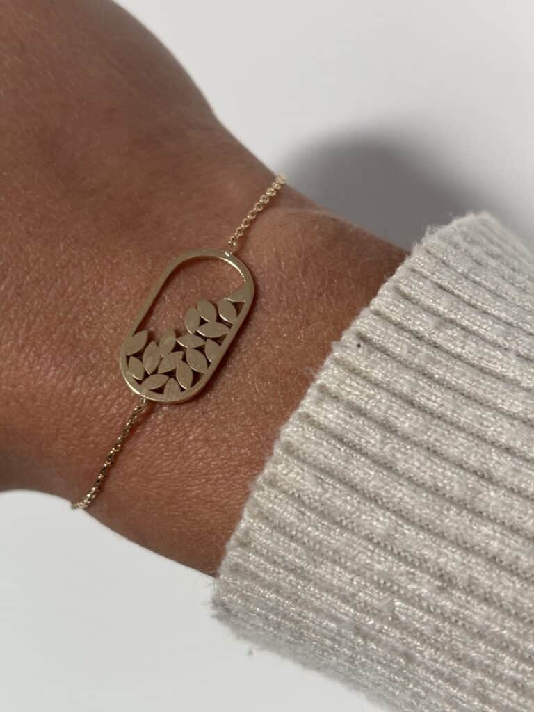 bracelet plaqué or