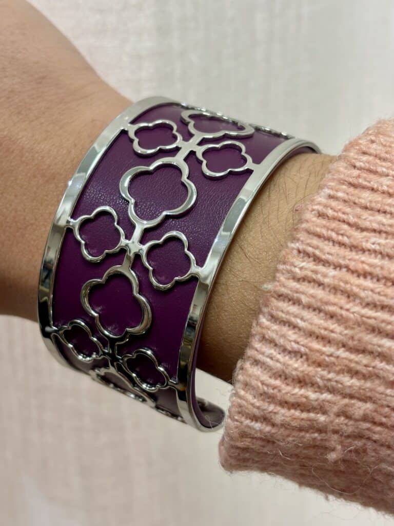 bracelet manchette acier
