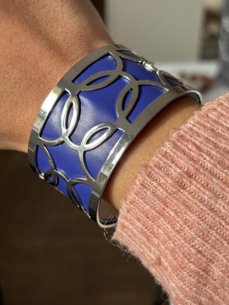 bracelet manchette acier