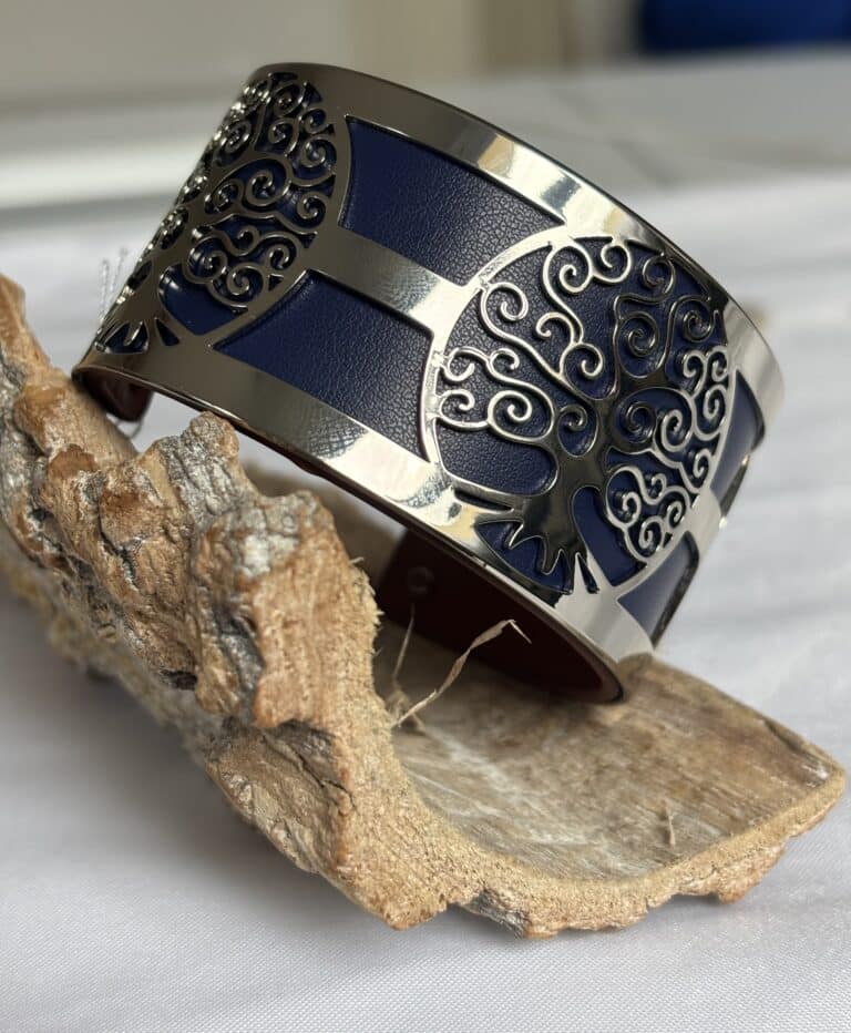bracelet manchette acier