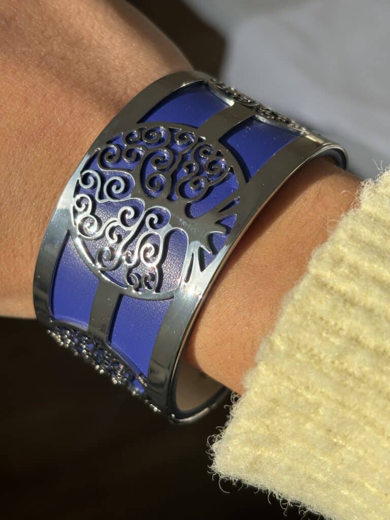 bracelet manchette acier