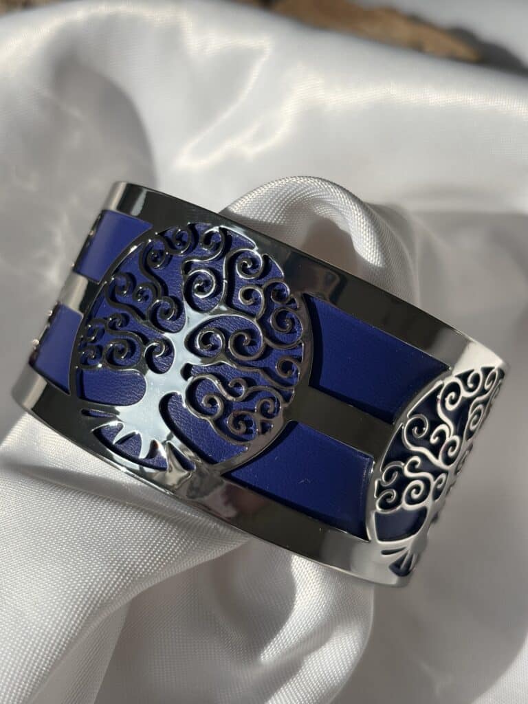 bracelet manchette acier