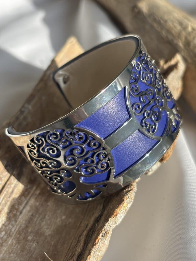 bracelet manchette acier