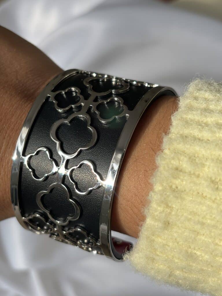 bracelet manchette acier