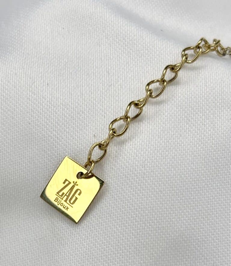 zag sohaia bijoux acier inoxydable bracelet