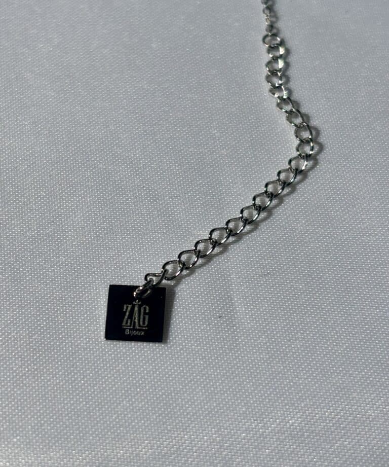 zag sohaia bijoux acier inoxydable collier