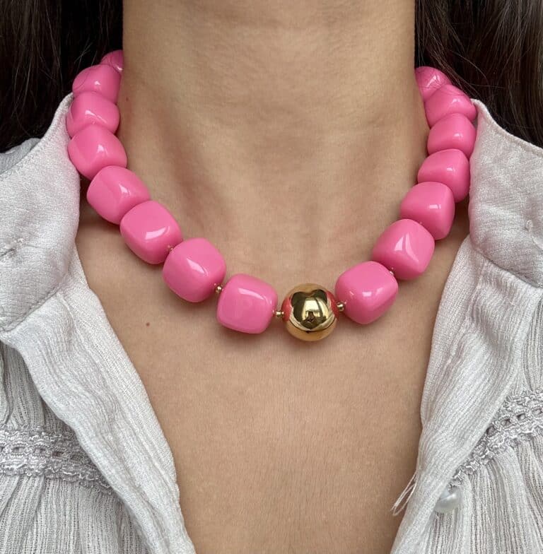 sohaia bijoux collier zag acier inoxydable