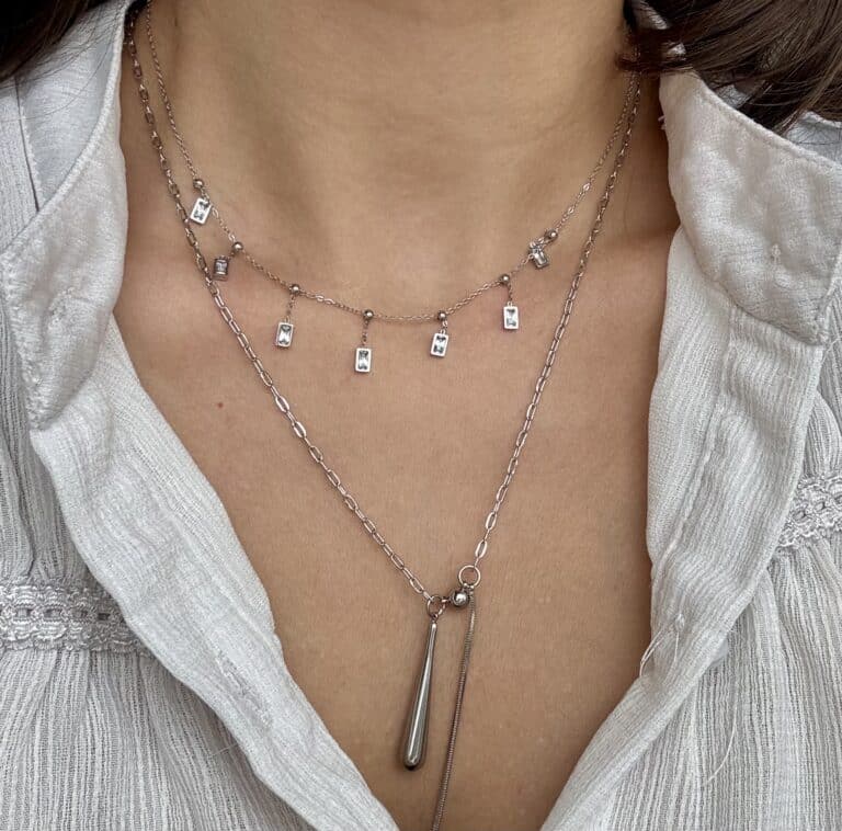 zag sohaia bijoux acier inoxydable collier