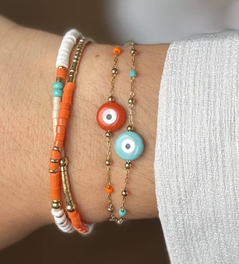 sohaia bijoux bracelet zag acier inoxydable