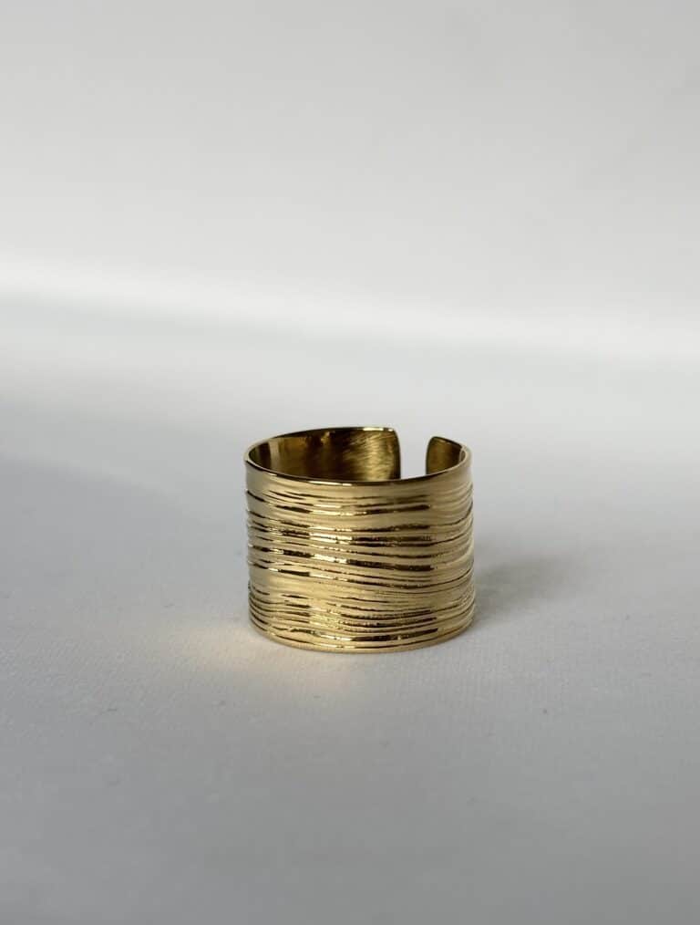 sohaia bijoux bague zag acier inoxydable