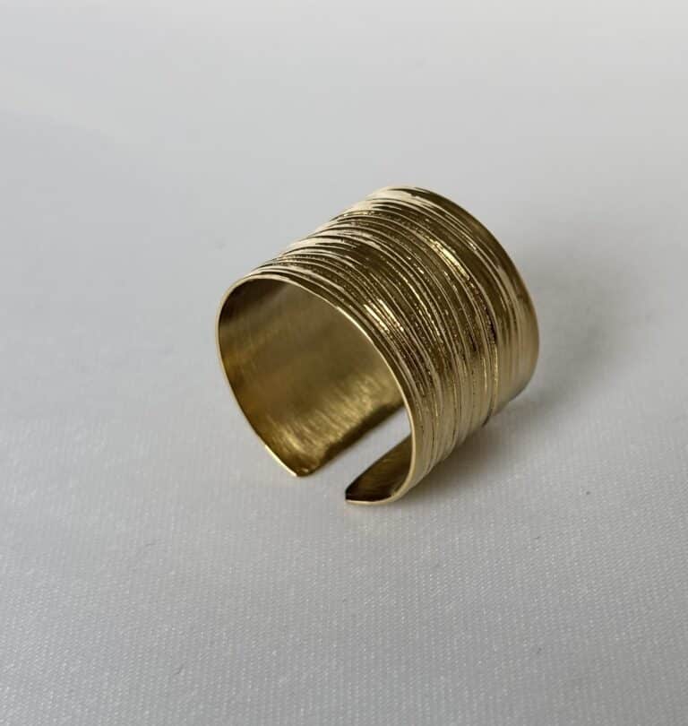 sohaia bijoux bague zag acier inoxydable
