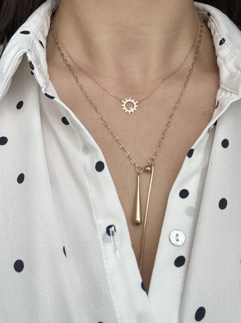 zag sohaia bijoux acier inoxydable collier