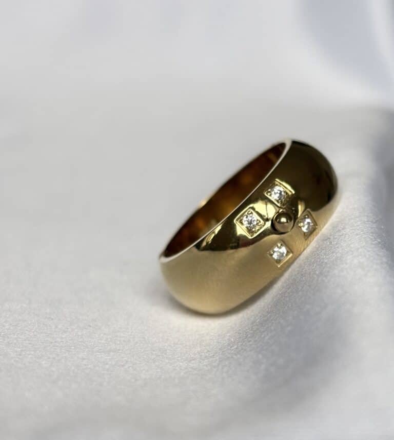 sohaia bijoux bague zag acier inoxydable