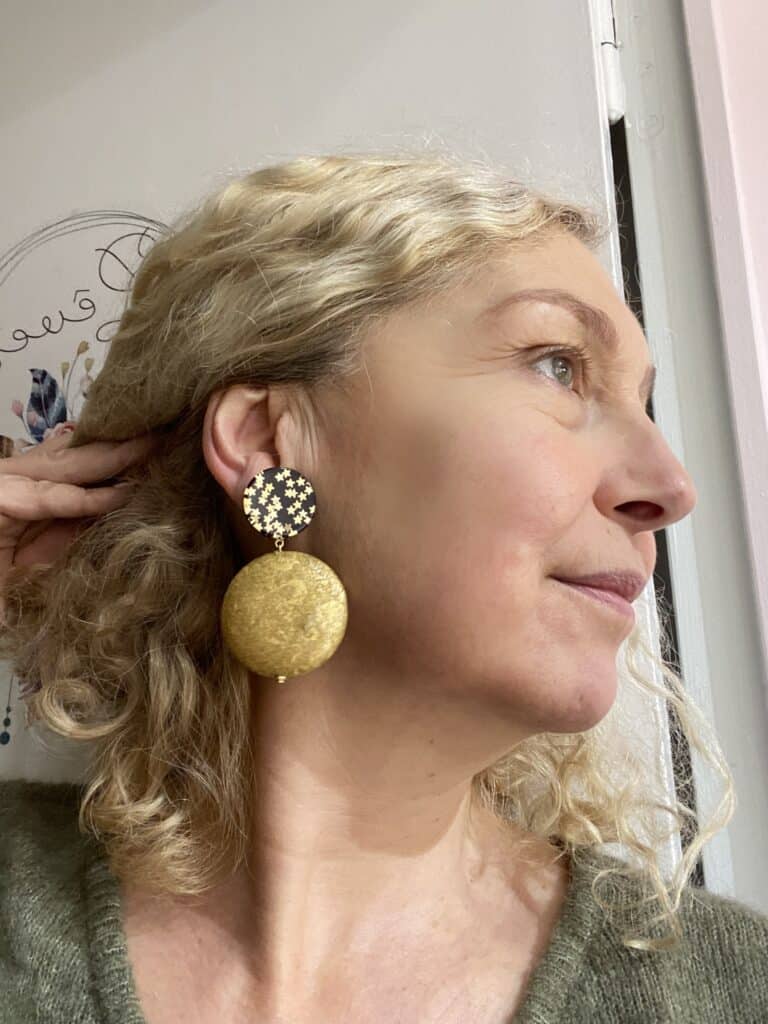 BOUCLES D OREILLES FRANCINE BRAMLI chez sohaia