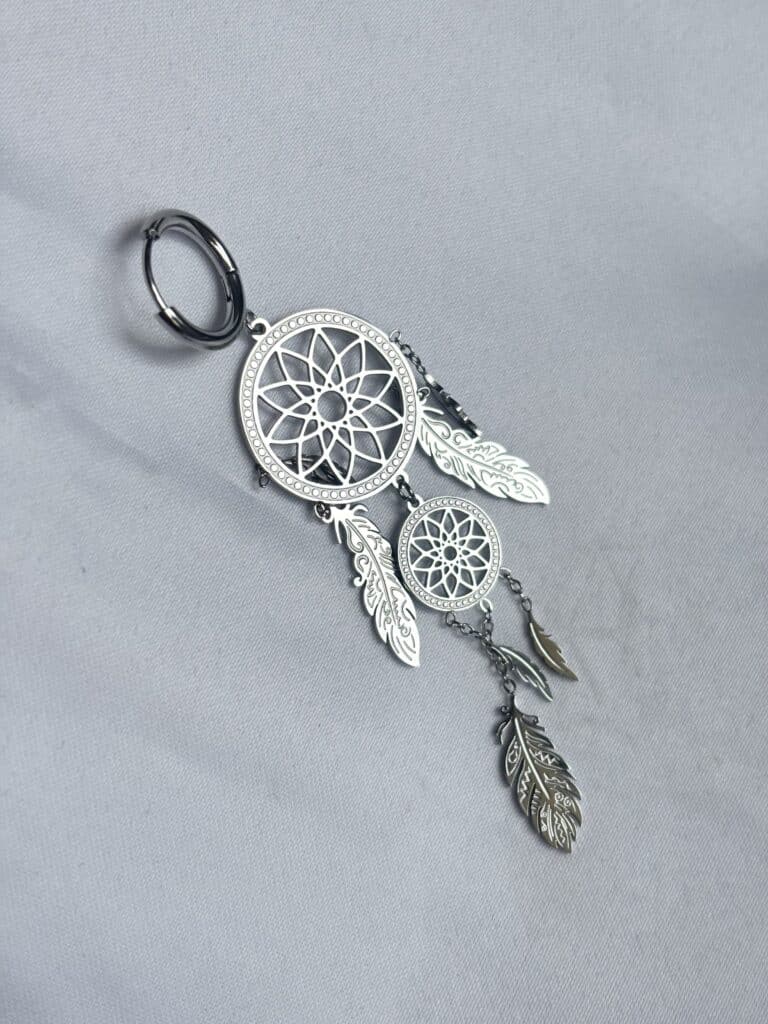 sohaia bijoux acier inoxydable boucles d'oreilles attrape reve