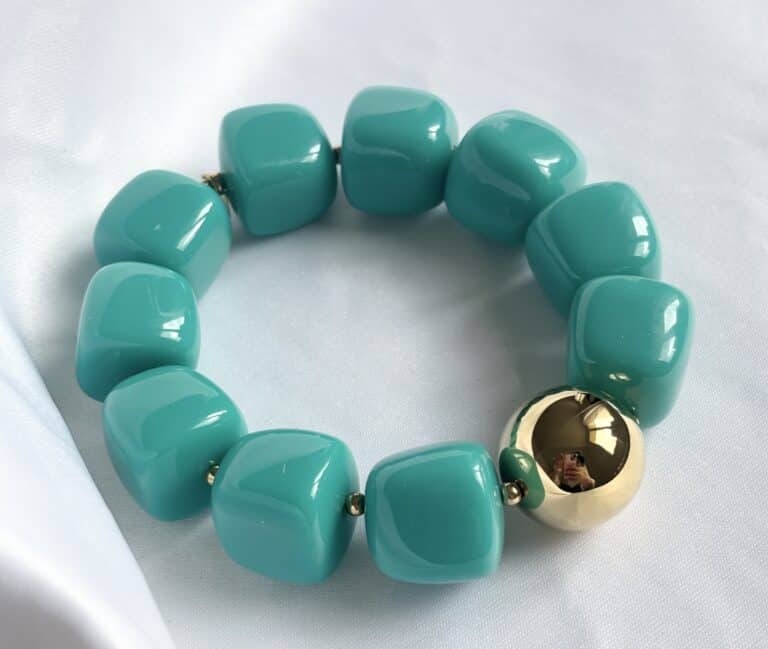 sohaia bijoux bracelet resine jonc acier