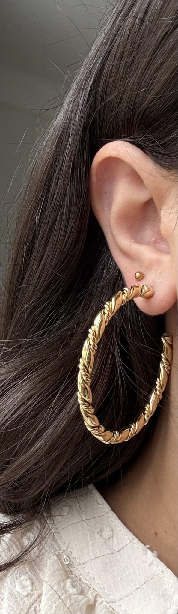 sohaia bijoux boucles d'oreilles zag acier