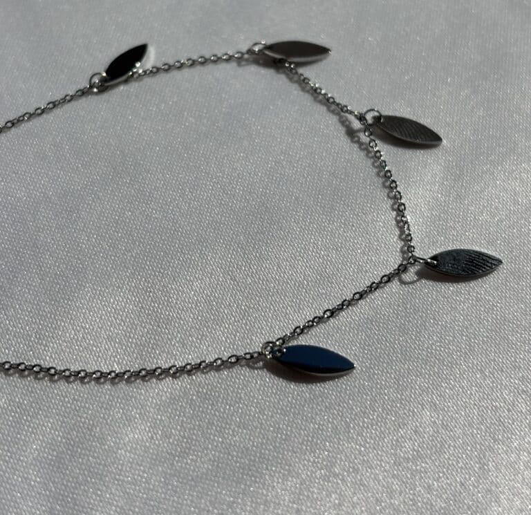 zag acier inoxydable sohaia bijoux chaine de cheville