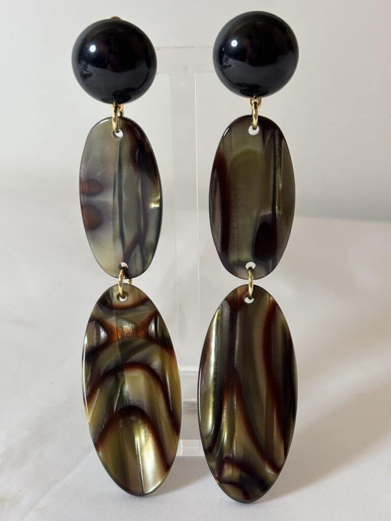 boucles d'oreilles francine bramli paris, sohaia bijoux onyx noir