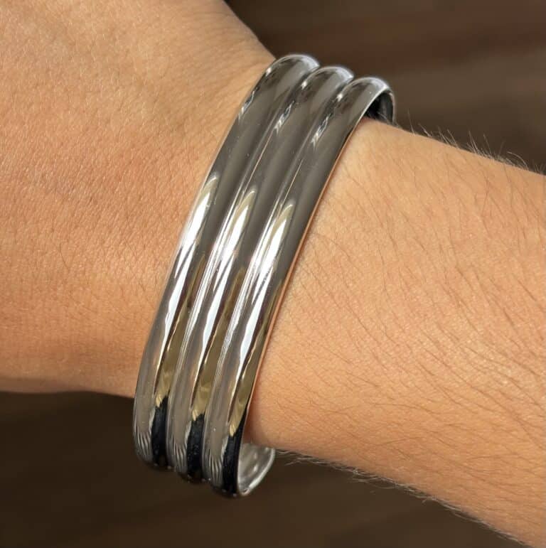 bracelet manchette sohaia bijoux acier inoxydable