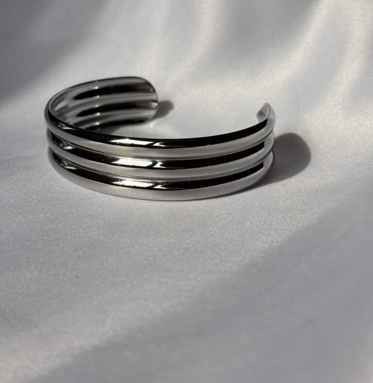 bracelet manchette sohaia bijoux acier inoxydable