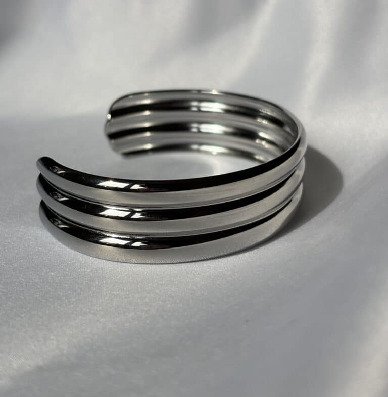 bracelet manchette sohaia bijoux acier inoxydable