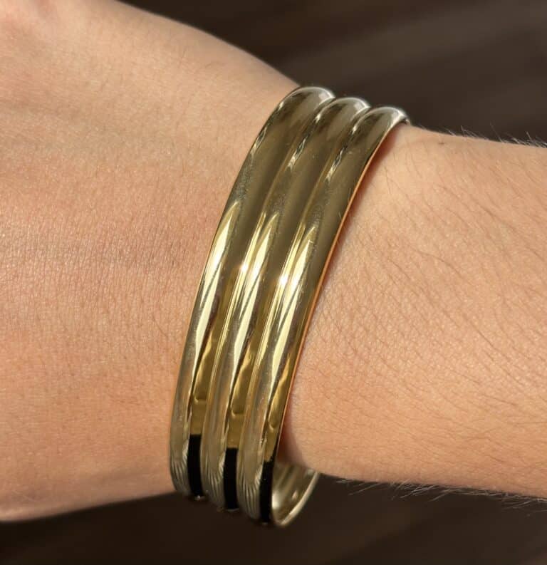 bracelet manchette sohaia bijoux acier inoxydable