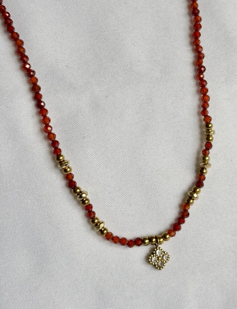 collier acier inoxydable perles sohaia bijoux tendance