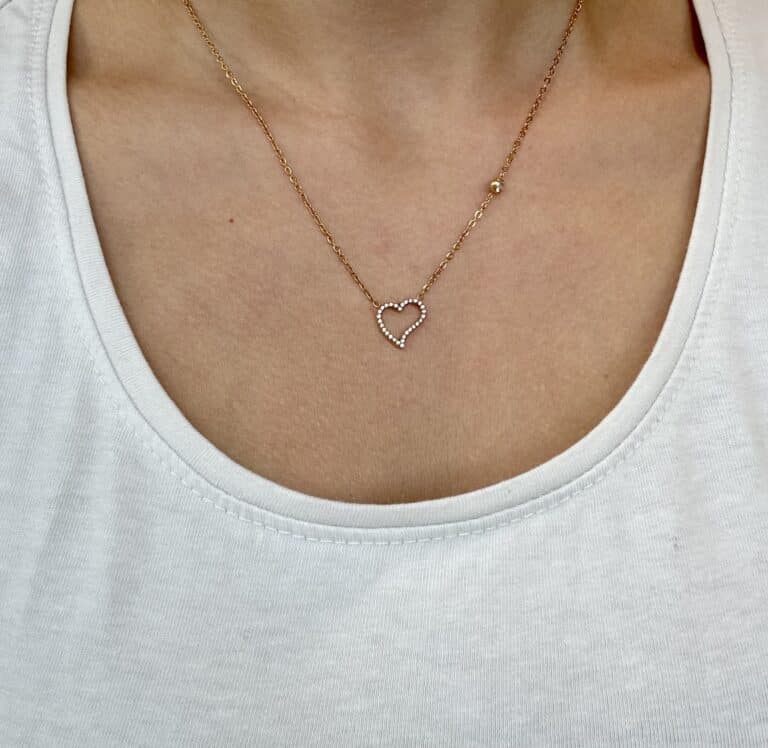 sohaia bijoux acier inoxydable collier