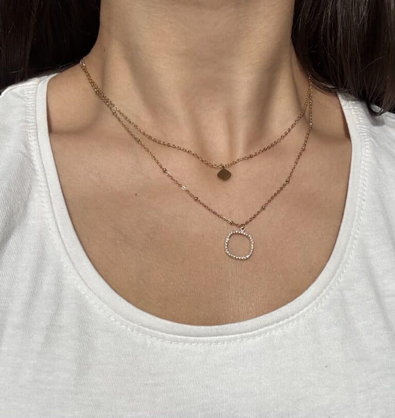 sohaia bijoux acier inoxydable collier