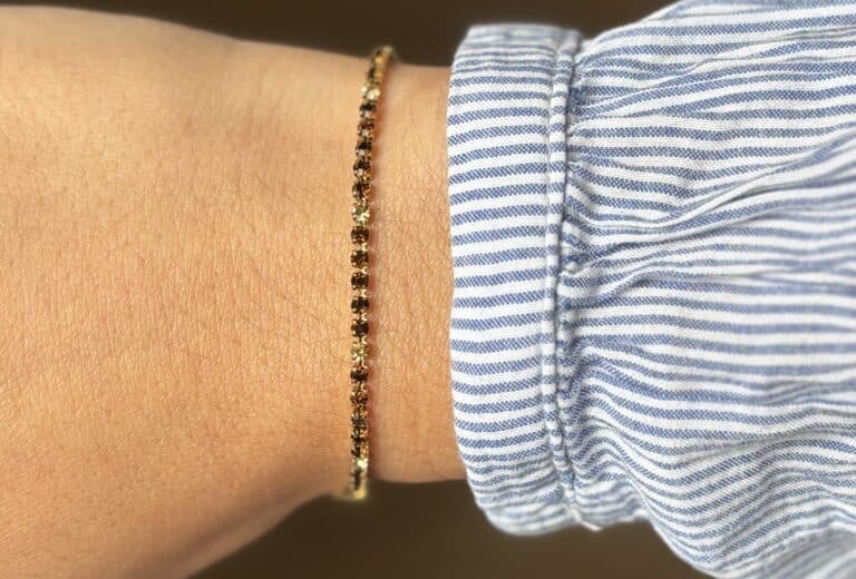 bracelet strass sohaia bijoux acier inoxydable