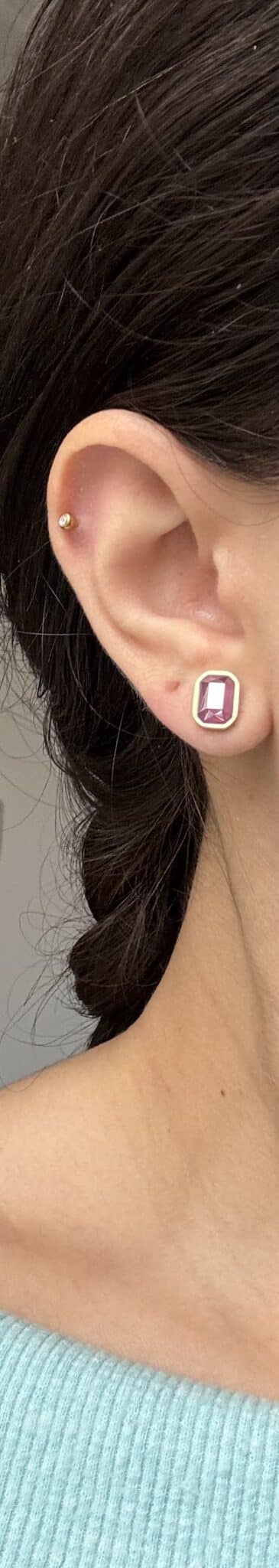 sohaia bijoux boucles d'oreilles acier inoxydable