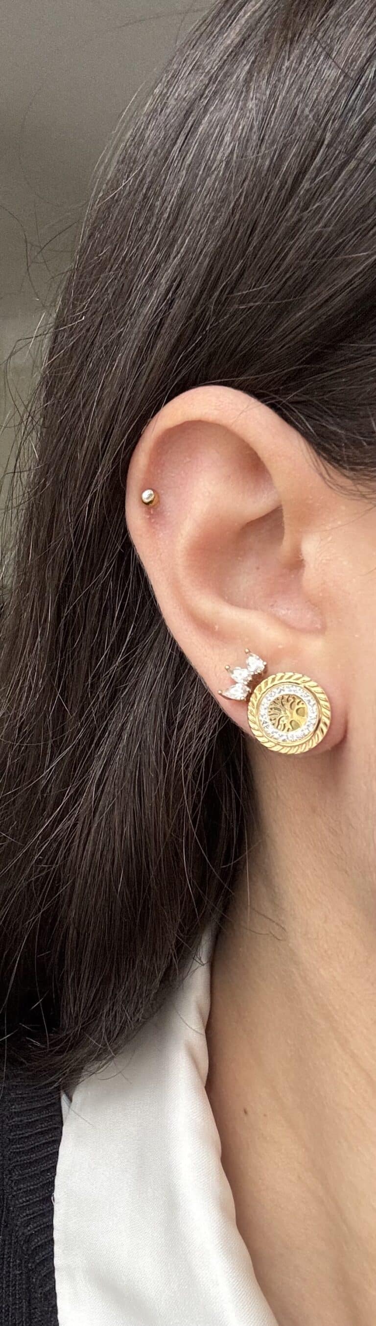boucles d'oreilles acier inoxydable sohaia bijoux