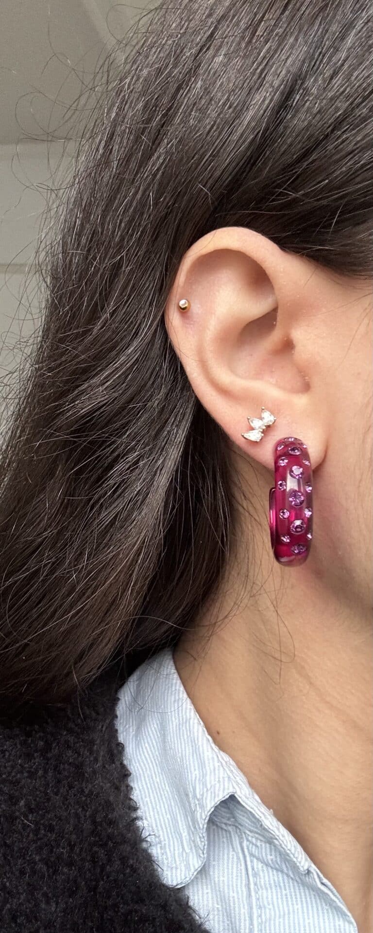 boucles d'oreilles créoles francine bramli