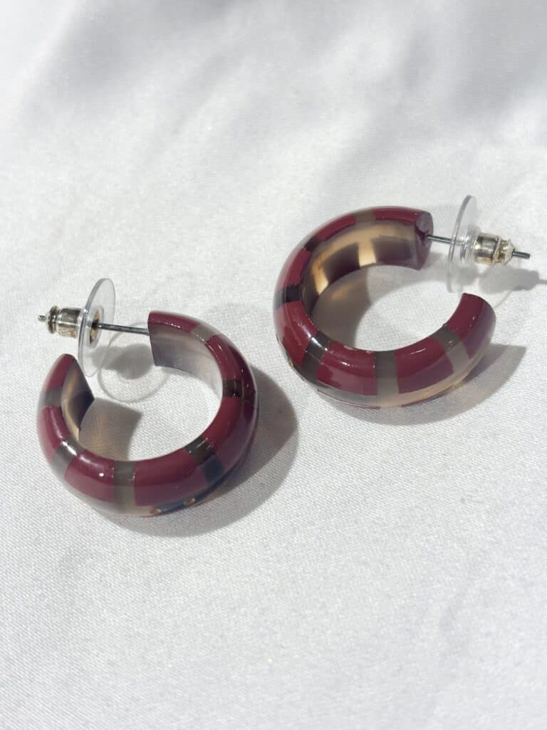 boucles d'oreilles atelier 1811 corne sohaia biijoux