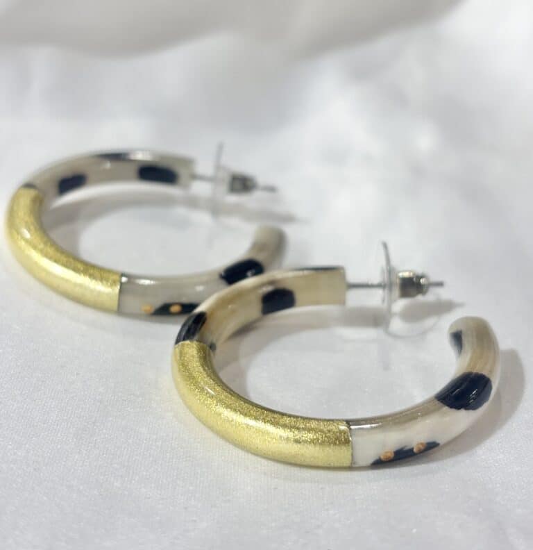 boucles d'oreilles atelier 1811 corne sohaia biijoux