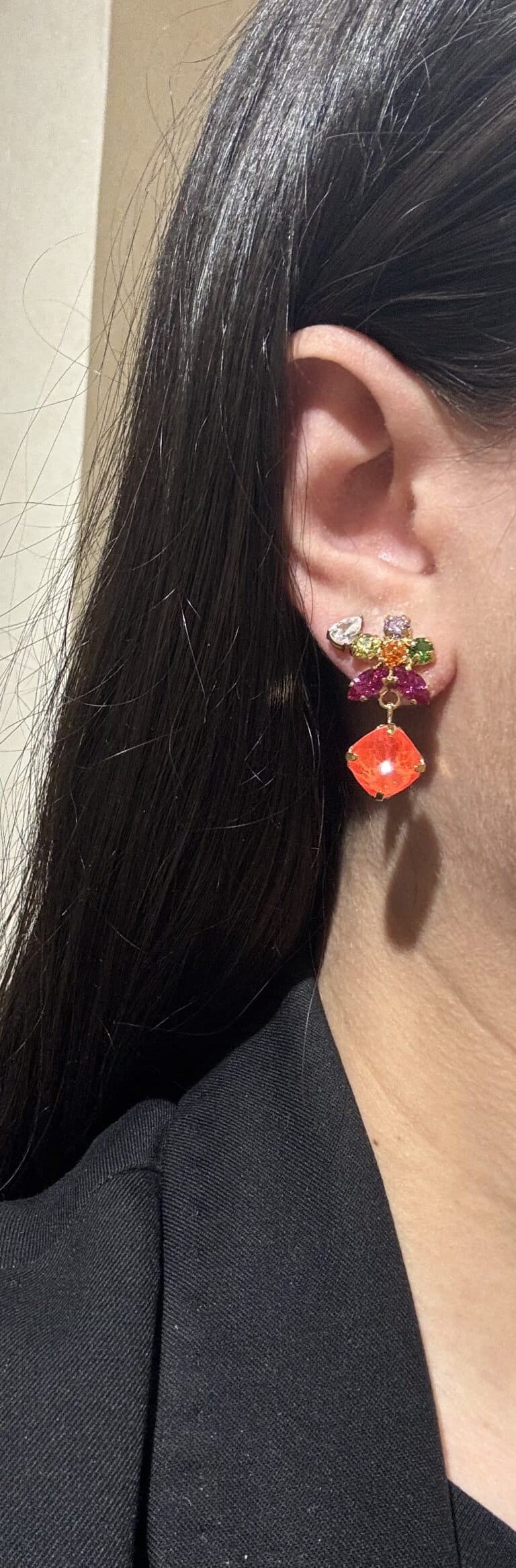 boucles d'oreilles crezus sohaia bijoux swarovksi