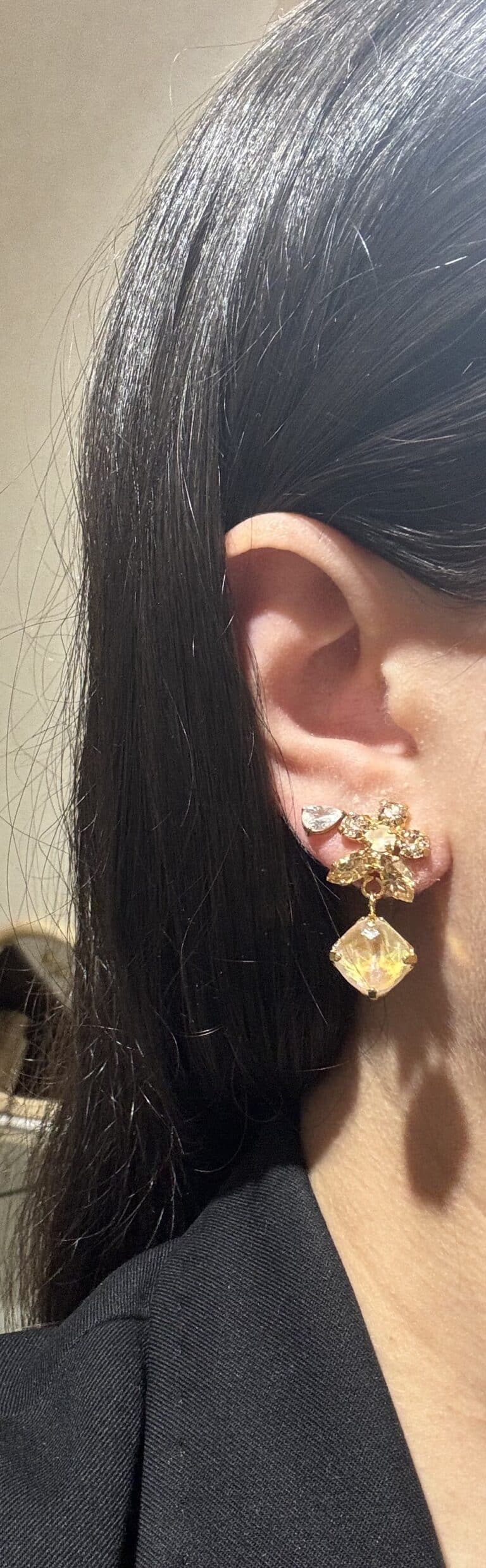 boucles d'oreilles crezus sohaia bijoux swarovksi