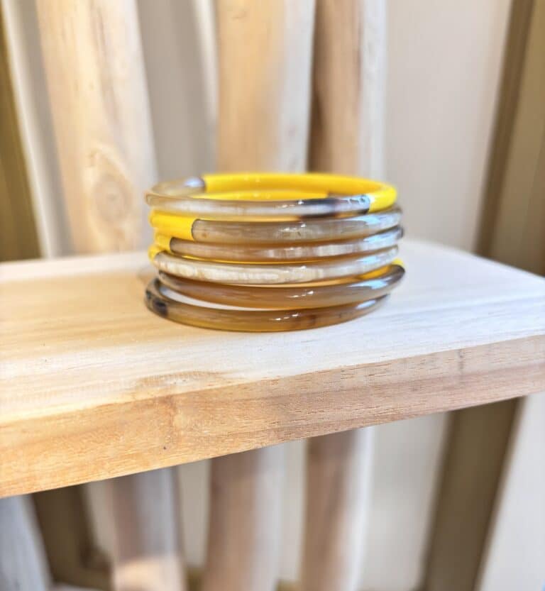 bracelet jonc corne atelier 1811 sohaia bijoux