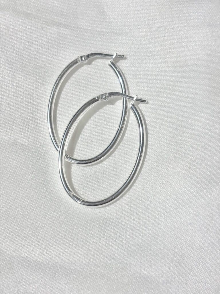 boucles d'oreilles argent créoles sohaia bijoux