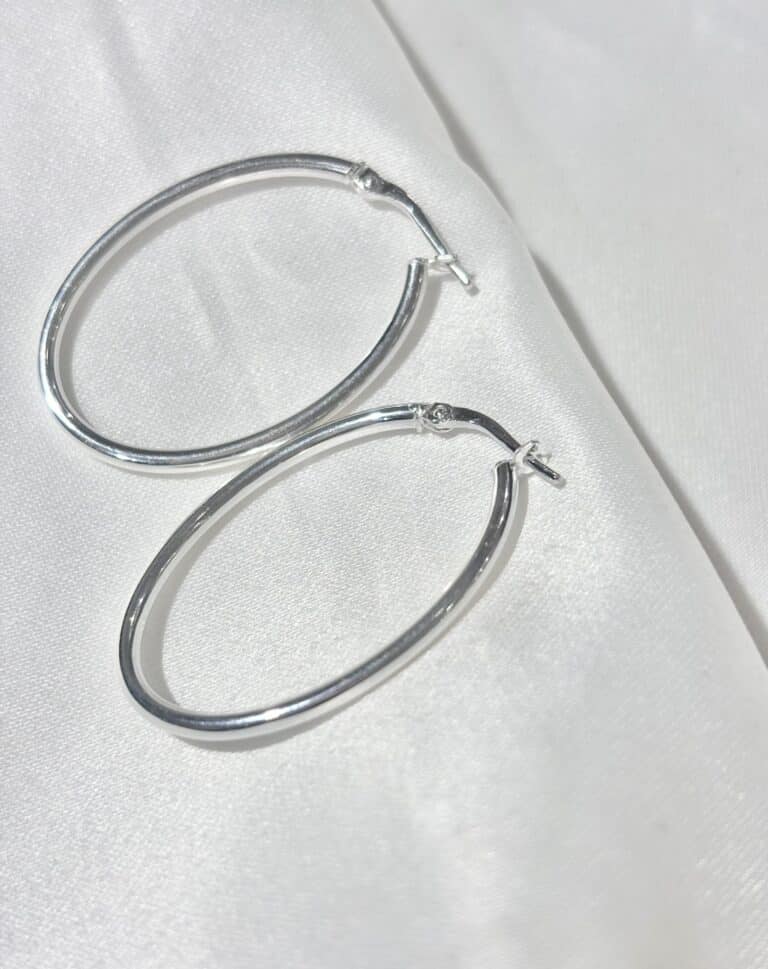 boucles d'oreilles argent créoles sohaia bijoux