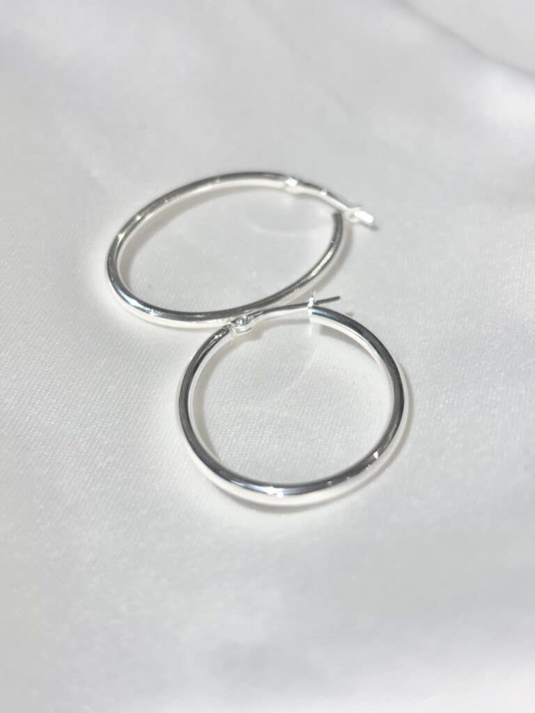 boucles d'oreilles argent créoles sohaia bijoux