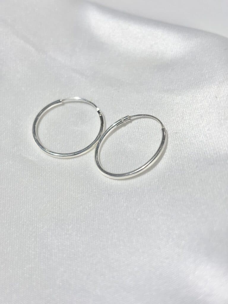 boucles d'oreilles argent créoles sohaia bijoux