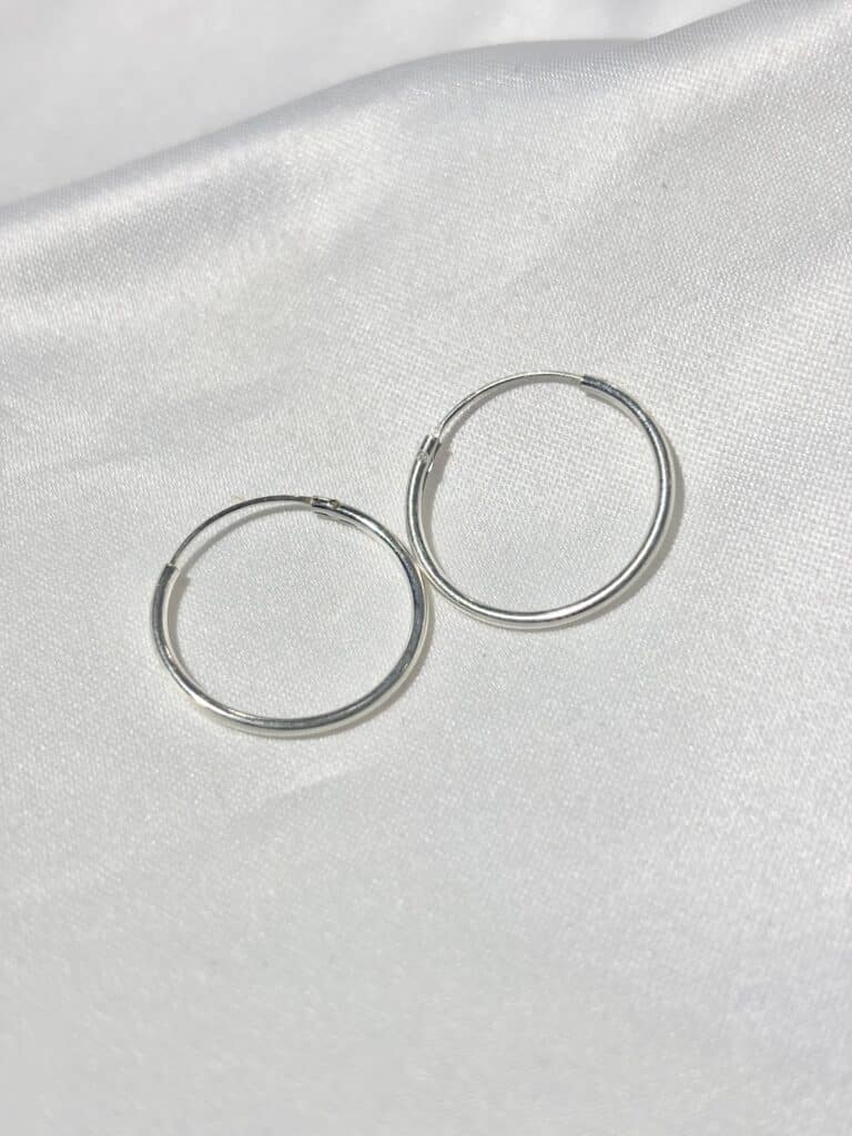 boucles d'oreilles argent créoles sohaia bijoux
