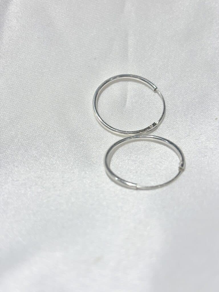 boucles d'oreilles argent créoles sohaia bijoux