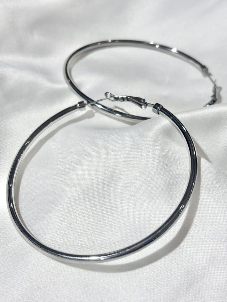 boucles d'oreilles acier inoxydable créoles sohaia bijoux