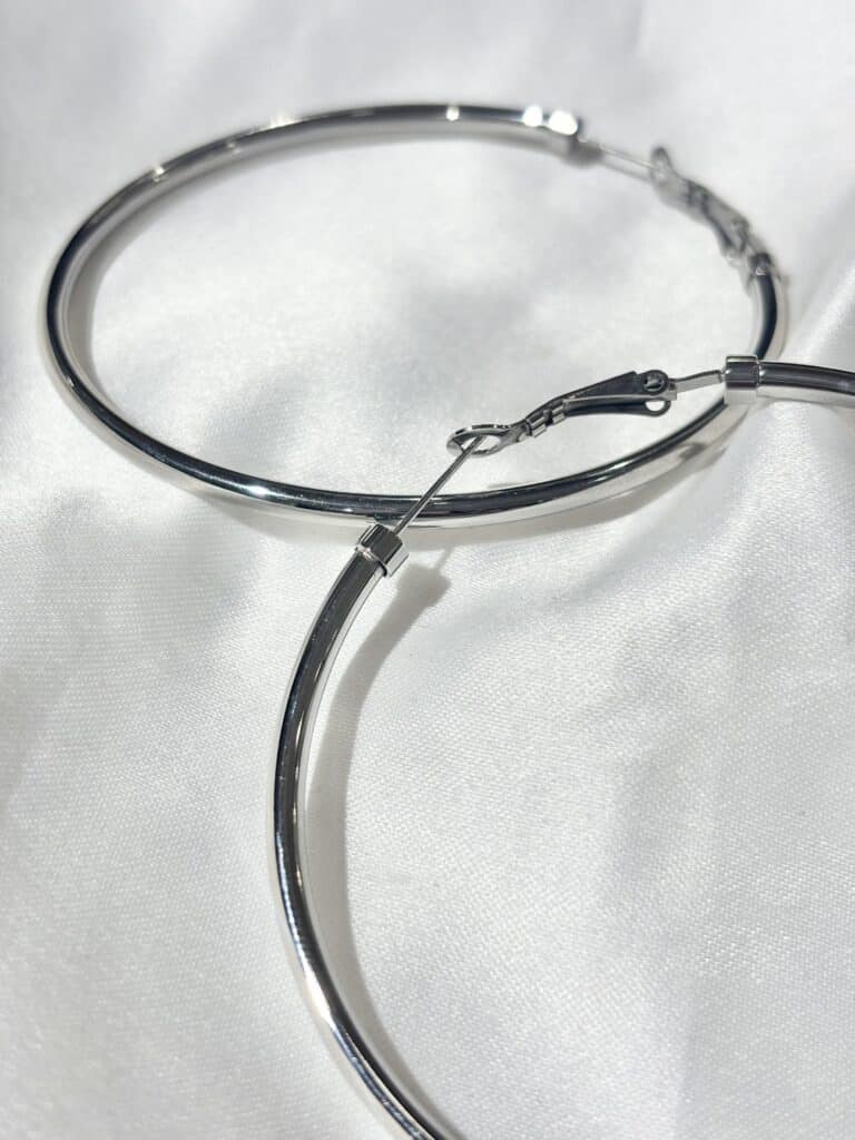 boucles d'oreilles acier inoxydable créoles sohaia bijoux