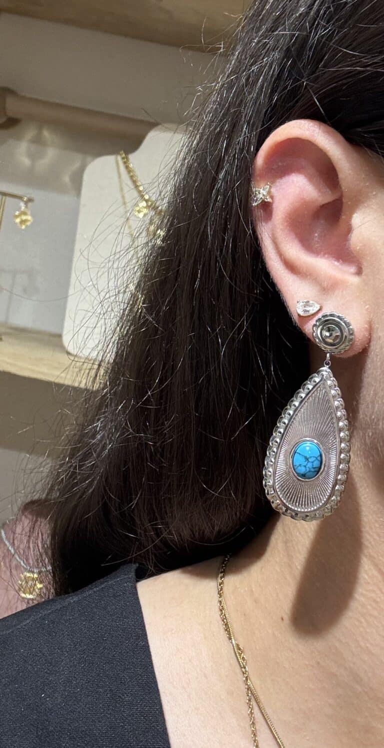boucles d'oreilles sohaia bijoux acier inoxydable